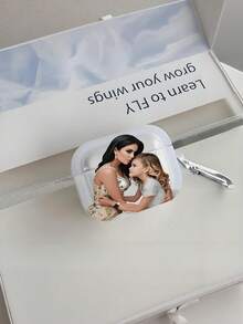 Ốp tai nghe trong suốt tùy chỉnh, tương thích với 2/3/4/Pro/Pro2. Ốp bảo vệ TPU cá nhân hóa, chống bụi và chống sốc, hỗ trợ tùy chỉnh họa tiết và hình ảnh. - Nhiều màu - Xem 4