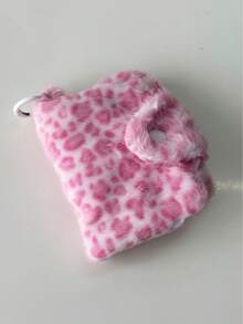 1个时尚豹纹迷你钱包，小巧学生卡包，女士零钱包，小巧可爱钱包，旅行必备夏季钱包 - 彩色 - 查看 6