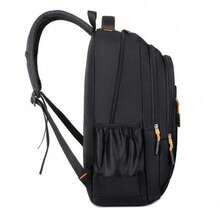 Reinforced Backpack For School, Work, Travel, Sports, Spacious, Waterproof, Unisex - Orange - View 4