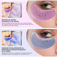 20pcs (10 Pairs) Wrinkle Reducing Eye Gel Patches, Eye Care, Fade Dark Circles, Gel Eye Masks, Great Gift For Halloween, Christmas, New Year, Mother's Day, Father's Day And Valentine's Day, Suitable For Both Men And Women (Bride, Eye Mask, Hen Do Bags Fillers, Beauty, Face Mask, Valentine's Day, Travel Essentials, Mother's Day Gift, Travel) - Multicolor - View 3