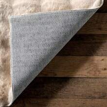 Jeni Beige 2'6" x 6' Solid Faux Rabbit Fluffy and Cozy High Traffic Stain Resistant Easy Clean Durable Washable Runner for Bedroom Living Room Dining Den Foyer Entryway - Eres beige - Ver 5