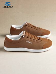 HOBIBEAR Giày lười tối giản, unisex, đế bằng, dáng rộng. - màu nâu - Xem 3