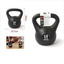 橡胶材质哑铃/壶铃，橡胶握把设计，加固手柄，结构坚固耐用，防滑握把，训练器材，健身负重，6公斤、8公斤、10公斤、12公斤，多种规格可选，适用于健身锻炼、力量训练、家庭锻炼、健身房等。 - 彩色 - 查看 18