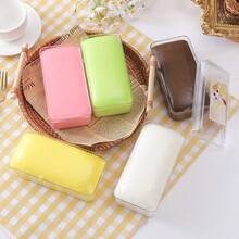 【2026 透明收藏版】手指按压吐司减压玩具，柔软慢回弹粘面包（透明亚克力盒/硅胶，可爱治愈小工具） - 彩色 - 查看 3