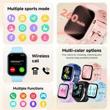 1.83" High Definition Display Smart Watch, Voice Control, 260mAh Large Battery, Bluetooth Call & Music, Practical Reminder Functions, Suitable For Commuting, Leisure, Fitness And Daily Wear - View 7