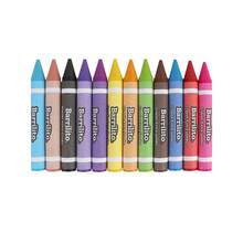 Crayones Extra Jumbo Barrilito 12 Piezas | Colores Intensos Para Niños Escuela Dibujo y Actividades Creativas - Multicolor - Ver 1