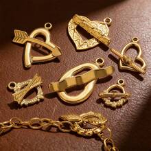 Set de 5 piezas de Cierre de Acero Inoxidable OT para Collares y Pulseras de Perlas, Accesorios para Hacer Joyas DIY - hebilla OT - Ver 8