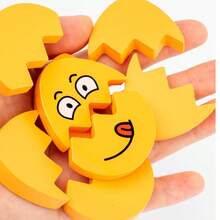 Montessori Emotion Matching Game, Joyful, Angry, Sad, Happy Expression Cognitive Puzzle Toys For Toddlers And Kids - Multicolor - View 8