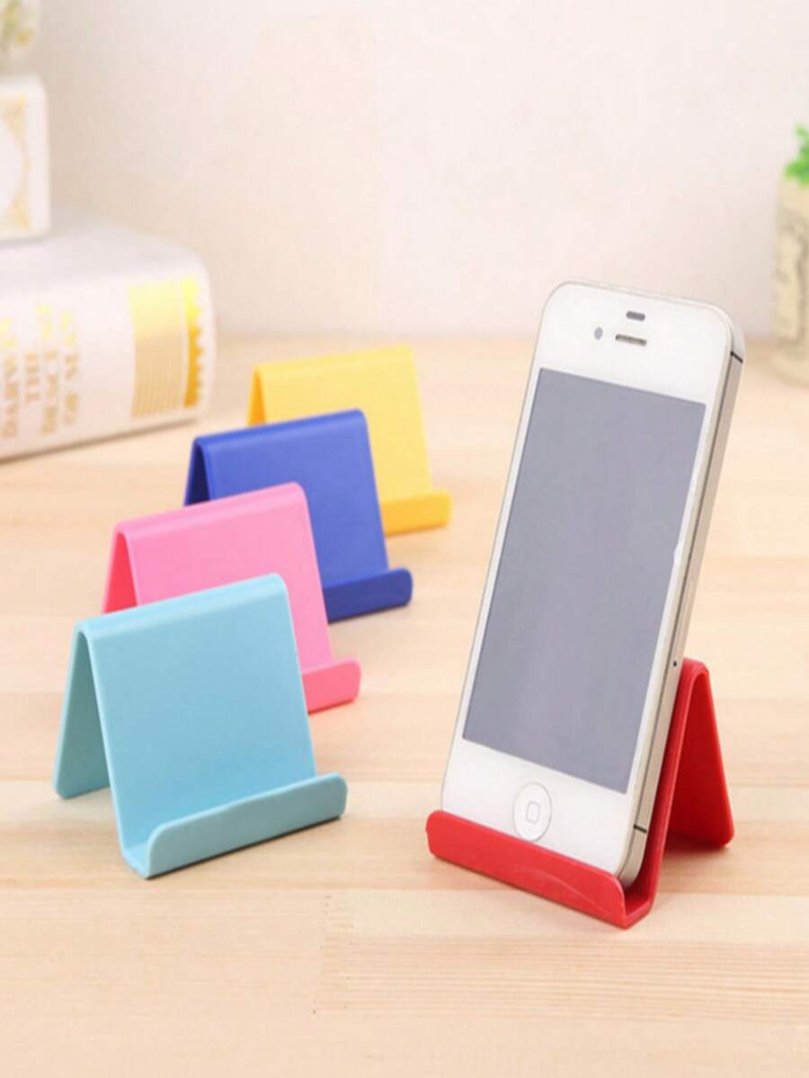 1/4 Büro Schreibtisch Handyhalter, geeignet für die meisten Smartphones und Tablets, ideal für Zuhause und Büro. Kompatibel mit iPhone und Android Handys. Ein ausgezeichnetes Geschenk zum Geburtstag, für Familie, Freunde, Valentinstag oder Muttertag. Handyhalter, Handyzubehör. (Zufällige Farbe) - Verschiedenfarbig - Übersicht 1