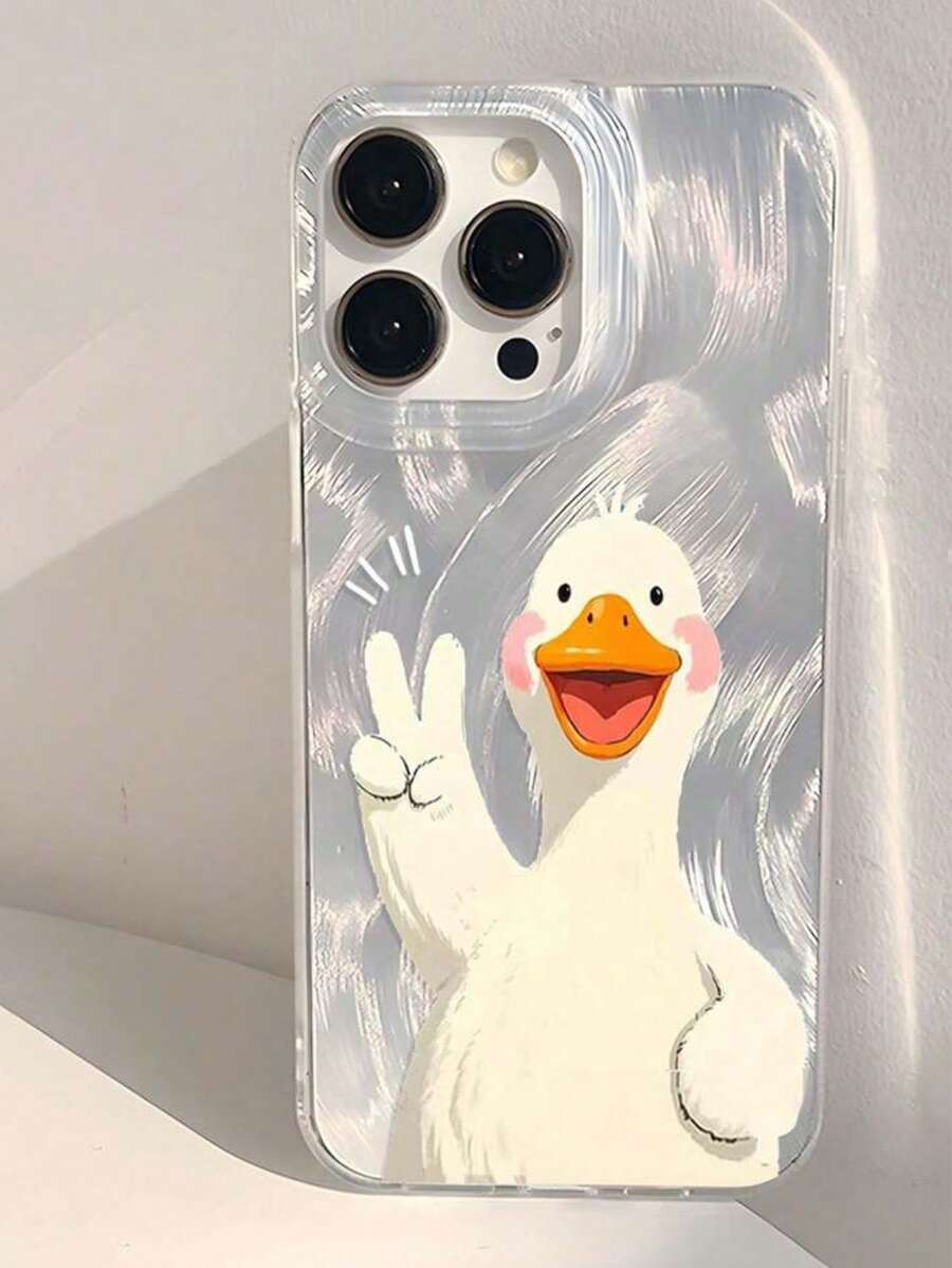 1件装银色二合一优雅羽毛雪纺IMD防震手机壳，兼容 15 Pro Max、X、XR、11、12、13、14、15、16、17、13 Pro Max、16 Pro Max、17 Pro Max及其他型号 - 銀色 - 查看 1