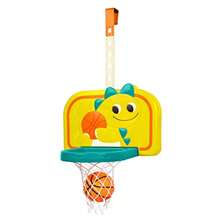 B. Hanging Basketball Net Adjustable Height Mini Ball and Air Pump Sports Toys and Active Play 3 Years + Dinosaur Dribbler - Baloncesto con Red - Ver 6