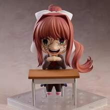 1pc Heartbeat Literature Club Monika Posable Cute Anime Figure Collectible Model - Multicolor - View 4