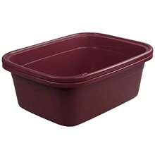 Anbers Palangana de Plastico Grande 18 Cuartos 2 Paquetes - Rojo oscuro - Ver 5