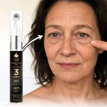 SUMIFANG 三周紧致眼部精华 - 滚轮按摩淡化细纹和黑眼圈眼霜 - 15毫升 - Retinol - 查看 3