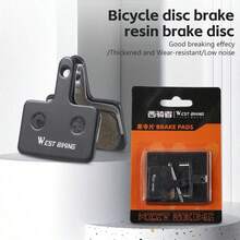 Pastillas de freno semi-metálicas para bicicleta de montaña WEST BIKING, adecuadas para frenos de disco hidráulicos XT Magura, accesorios para bicicleta de carretera - Negro - Ver 4