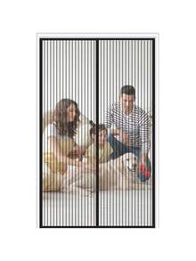 Magnetic Self-Adhesive Mosquito Net Door, Fully Magnetic Automatic Closing Mesh Window Screen, Pet-Friendly Non-Scratch, Hands-Free Entry, Summer Insect-Proof Breathable Partition Curtain - 1-piece Door Curtain - View 1