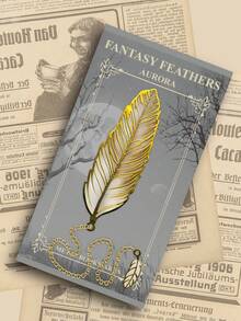 1 pièce de marque-page en métal avec plume simulée, style artisanal vintage avec un petit pendentif. Un élément de lecture indispensable, convient comme petit cadeau pour les enseignants - Marque-page en plumes - Voir 16