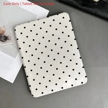 1pc 360° Rotating Black Polka Dot Tablet Protective Case, With Pencil Slot, Multi-Angle Stand, Auto Wake/Sleep, Fit For IPad Pro 11", Air 11"/13" M3, 11" A16, 10th/9th/8th/7th Gen, Air 4/5, 10.9"/10.2"/9.7" - Multicolor - View 2