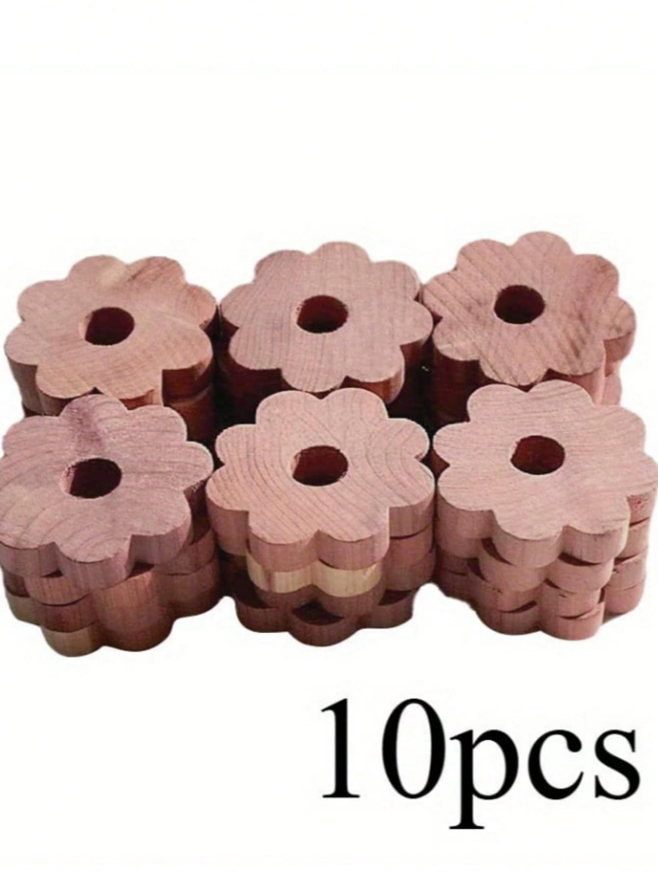 5/10PCS Clothes Storage Cedar Rings – Prevent Clothing Damage - Cedar Rings To Your Garments - Multicolor - View 1