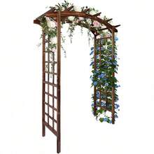 Arches, Arbours, Pergolas, & Bridges - Arched, Dark Brown - View 6