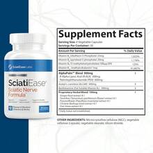 VPOAJ Sciatic Nerve Health Support Supplement - Nerve Support Formula With AlphaPalm, Pea, Vitamin B Complex, Alpha Lipoic Acid 300mg - 100g - 查看 2