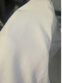 Blusa de manga larga con cuello clásica blanca de poliéster para mujer, ajuste regular para primavera - Blanco - Ver 6