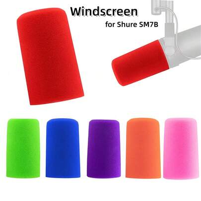 Multi-Color Noise Reduction Shock Mount Windscreen For SM7B SM7dB Microphone