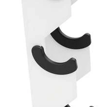 Strength Training Dumbbell Rack - White - View 4