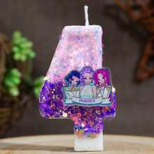 Hasbro Cartoon Girl Group Series Themed Birthday Cake Number Candles 0-9, Birthday Cake Decorations, Children Birthday Cake Candles - Multicolor - View 6