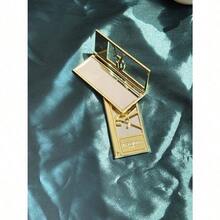 Yves Saint Laurent 高级金色便携式折叠化妆镜，方便携带，品质上乘，节日送礼佳品 - 金色 - 查看 7