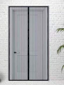 Magnetic Self-Adhesive Mosquito Net Door, Fully Magnetic Automatic Closing Mesh Window Screen, Pet-Friendly Non-Scratch, Hands-Free Entry, Summer Insect-Proof Breathable Partition Curtain - 1-piece Door Curtain - View 9
