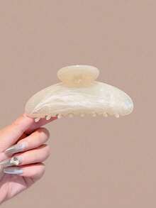 3 cái/1 cái kẹp tóc gợn sóng nước lớn 11cm màu hồng, trắng, xanh, chất lượng cao thanh lịch, đơn giản, đa năng màu gradient, phụ kiện tóc mùa hè, phù hợp cho hàng ngày, thường ngày, tiệc, làm việc, nghỉ dưỡng, rửa mặt, trang điểm, phối đồ quay lại trường, trường học - Nhiều màu - Xem 4