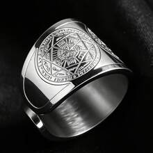7 Archangels Protection Ring, Stainless Steel Christian Religious Protective Jewelry, Fits Solomon Seal Wand - 18K Gold Plated Ring With Archangels Michael, Gabriel, Uriel, Jibril, Suitable For Men And Women, Great Gift For Father's Day, Mother's Day, Daily Wear And Spiritual Armor - Ring - View 12