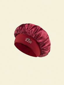 Berretto unisex personalizzato con scritta "Kiss" in raso, berretto da notte morbido e confortevole, cuffia da notte in seta con ampia tesa elastica per la protezione dei capelli, per il lavaggio del viso e del trucco, cuffia da doccia per uso quotidiano, estate, spiaggia - Multicolore - Visualizzare 12
