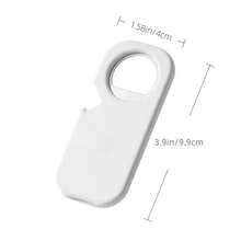 1/2个多功能不锈钢磁性开瓶器，三合一旋转开瓶器，适用于家用厨房易拉罐、啤酒瓶盖，防滑省力 - 查看 5