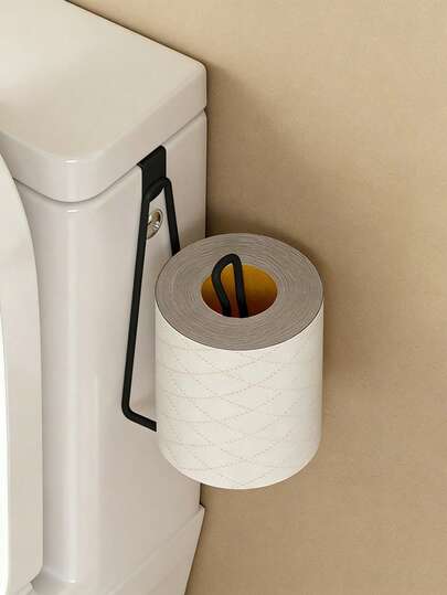 1个壁挂式卫生纸架，纸巾盒，浴室纸巾架，无需钻孔，可安装在橱柜门上，适用于厨房、圣诞节、圣诞礼物、房间装饰、客厅装饰、卧室装饰