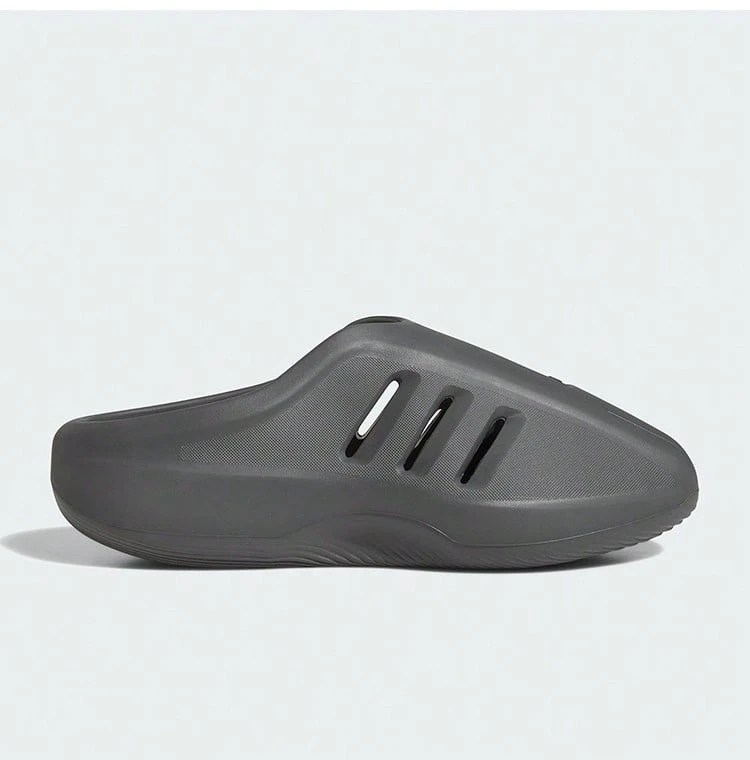 Adidas Dép thể thao đế cao cổ điển unisex Clover - Màu xám đen - Xem 1