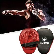 弧形拳击手靶，五指武术手持靶，泰拳踢靶，跆拳道训练专注手靶（带手柄） - 彩色 - 查看 4