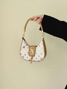 2026 New Crescent Underarm Crossbody Bag, Minimalist Summer Fashion Shoulder Bag For Women - Beige - View 3