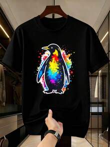 Men T-Shirts - Black - View 2