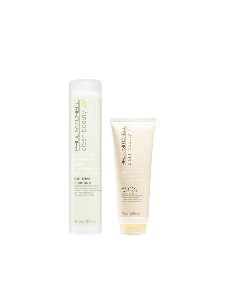 Paul Mitchell [Bundle] Clean Beauty Anti-Frizz Shampoo 250 Ml + Everday Conditioner 250 Ml - Clean Beauty - View 1