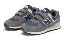New Balance Cushioning Low Top Kids' Running Shoes Gray Blue Kids' Grey Blue - Gray-blue - View 3