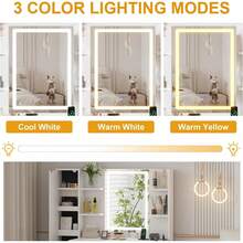 Vanities & Vanity Benches - White+Golden - View 7