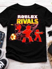 ROBLO Rivals T-Shirt - màu đen - Xem 11
