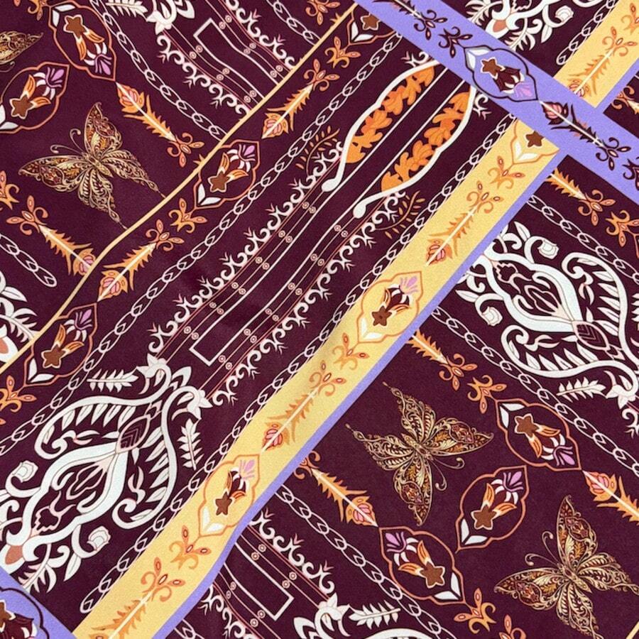 Printed Crepe Fabric 95% Polyester 5% Elastane - 38 - View 1