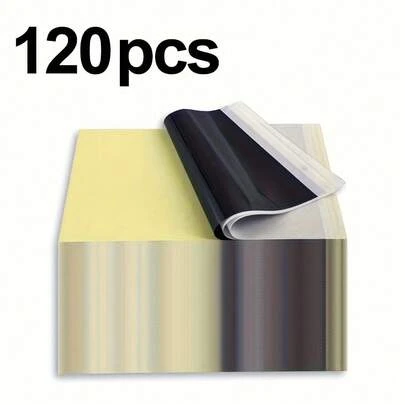 120pcs Tattoo Transfer Papers Professional High-Quality Tattoo Thermal Printer Stencil Sheets A4 Big Size Tattoo Copy Papers For Tattoo Design Tattoo Printer Tattoo Practice Supplies Tattoo Accessories