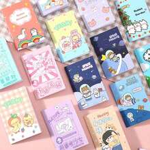 Bộ 30 cuốn sổ tay mini họa tiết hoạt hình tối giản, mỗi cuốn 16 trang, thích hợp làm quà tặng/phần thưởng cho học sinh, sổ tay mini, quà tặng học sinh, sổ tay, sổ tay cho bé gái, sổ tay dung lượng lớn, sổ tay mini cho bé gái, quà tặng trẻ em, sổ tay nhỏ. - nhiều màu ngẫu nhiên - Xem 1