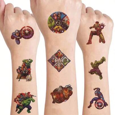  20 miếng dán hoạt hình Marvel Avengers, hình dán trang trí siêu anh hùng Marvel vui nhộn, dễ dán, thích hợp làm phụ kiện trang trí tiệc sinh nhật và các buổi tụ họp, quà tặng nhỏ cho các sự kiện ngày lễ, đồ trang trí và quà tặng nhỏ theo chủ đề anh hùng hoạt hình, thích hợp cho Halloween, tiệc sinh nhật, tiệc theo chủ đề và các dịp khác.