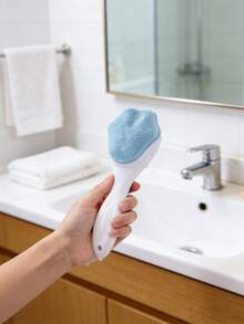 1 cọ rửa mặt, cọ làm sạch sâu lỗ chân lông, cọ tẩy trang lông mềm, cọ rửa mặt hình móng vuốt mèo bằng silicon, dụng cụ làm sạch da mặt - Nhiều màu - Xem 11