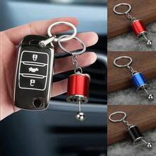 Móc khóa giảm căng thẳng hình hộp số sàn 6 cấp, mô phỏng chi tiết phụ tùng ô tô, vừa là móc khóa vừa là vòng chìa khóa, rất thú vị để chơi, hoàn hảo cho những người đam mê ô tô, một vật dụng giữ chìa khóa độc đáo và cá nhân hóa. - 1 móc khóa cần số - Xem 3